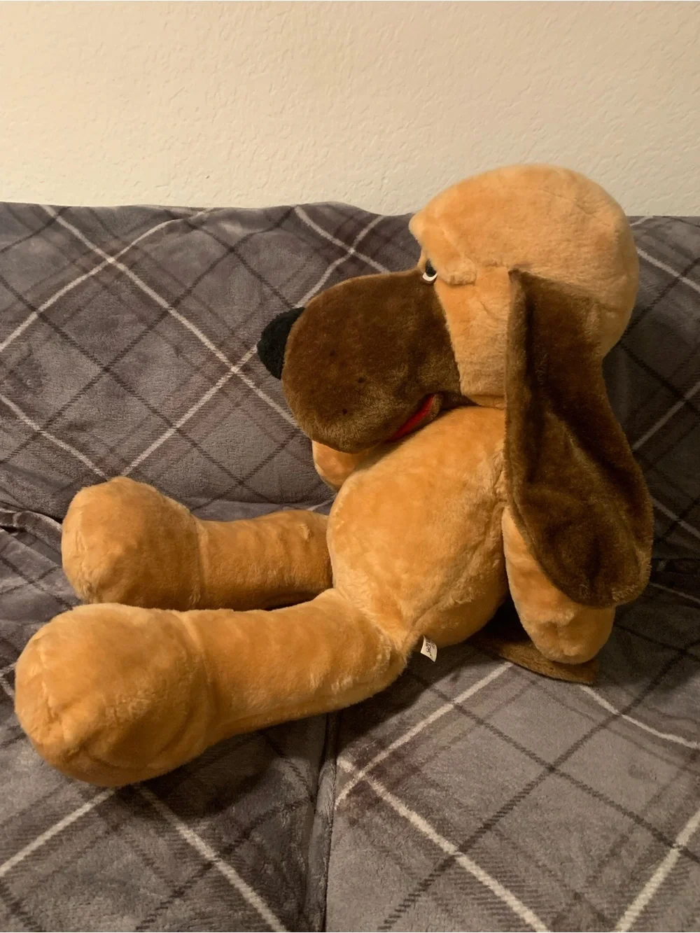 Vintage Doogan The Hound Dog Plush Stuffed Animal Toy Animal Fair